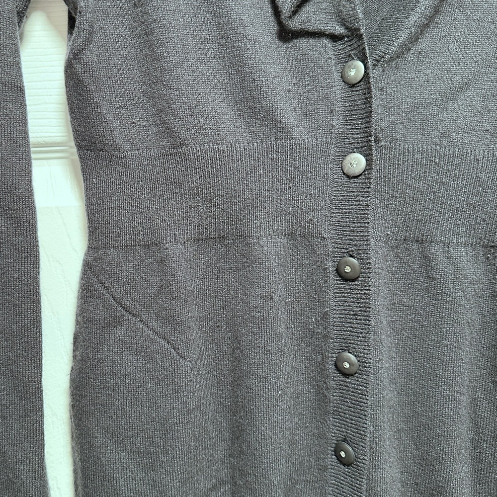 Rebecca Taylor Wool Cashmere Blue Cardigan - Picture 2 of 5
